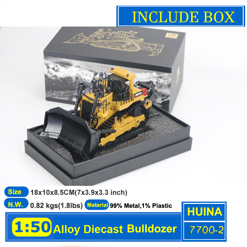 Kids Toys Under 50 - รถบรรทุกของเล่น HUINA 1:50 โมเดลรถหล่อขึ้นรูปโลหะผสม รถขุด รถตักดิน