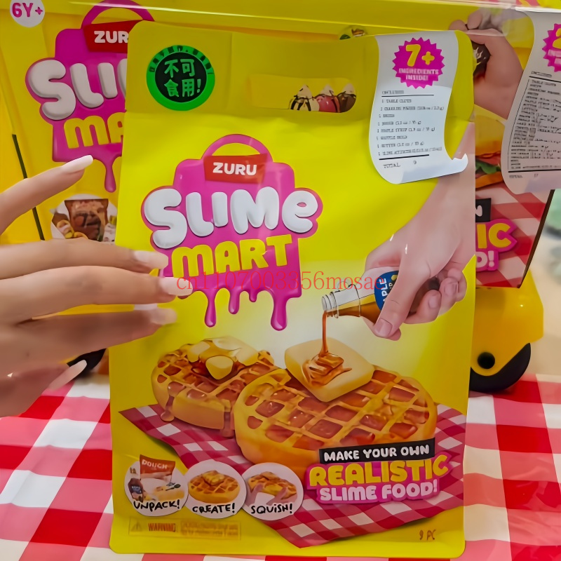 Kids Toys Kitchen Set - ซูรู สไลม์ มาร์ท บลายด์ บ็อกซ์ ชุดแฮมเบอร์เกอร์