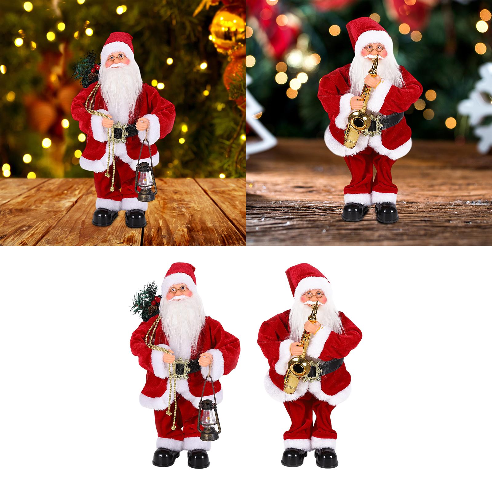 Kids Toys Mall - ของเล่นซานตาคลอสไฟฟ้า ของตกแต่งคริสต์มาส ตุ๊กตาซานตาสำหรับเด็ก สำหรับตกแต่งบ้าน ตกแต่งโต๊ะ ตกแต่งห้างสรรพสินค้า