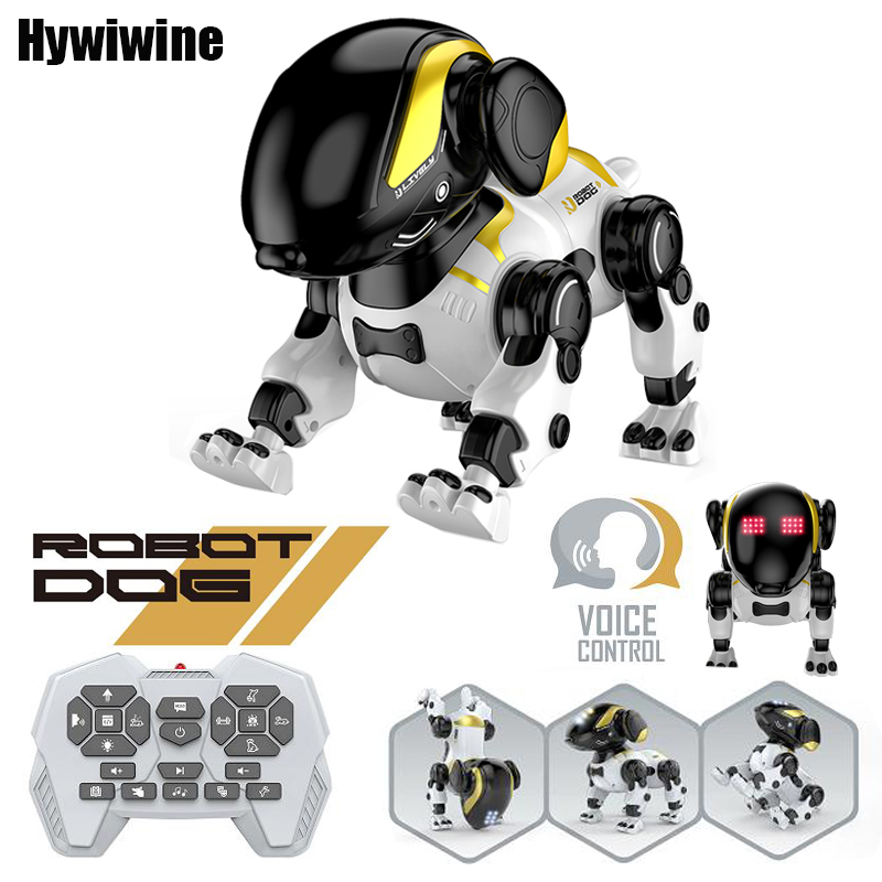 Kids Toys Under 50 - รีโมทคอนโทรลหุ่นยนต์สุนัข Emo RC หุ่นยนต์เสียงอัจฉริยะเดินเต้นรํา Interactive Pet