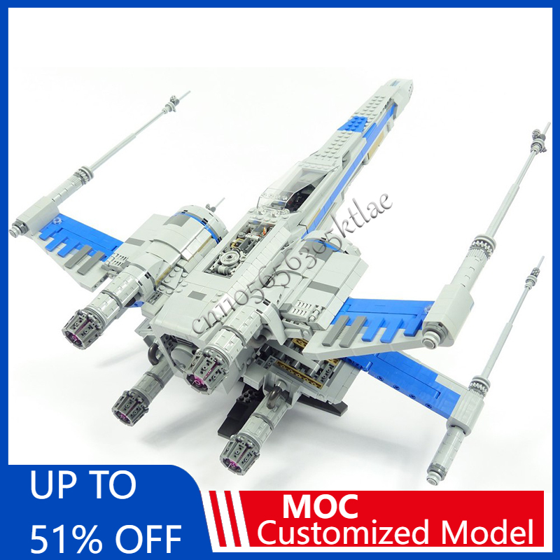 Kids Toys Start With X - ตัวต่อโมเดล Moc Star Battle UCS Resistance
