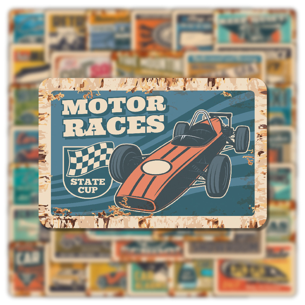 10/30/50Pcs Retro Ads สติกเกอร - Kid Toys Ads บทวิจารณ์และราคา