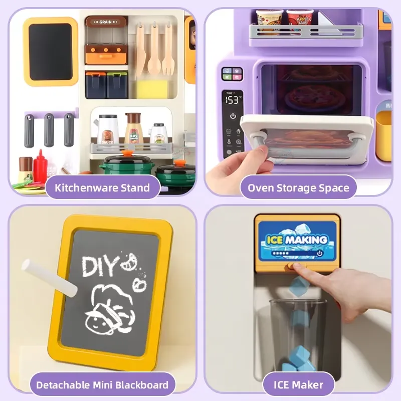 ชุดครัวจำลองขนาดใหญ่ 90 ซม. สำ - Kids Toys Kitchen Set บทวิจารณ์และราคา