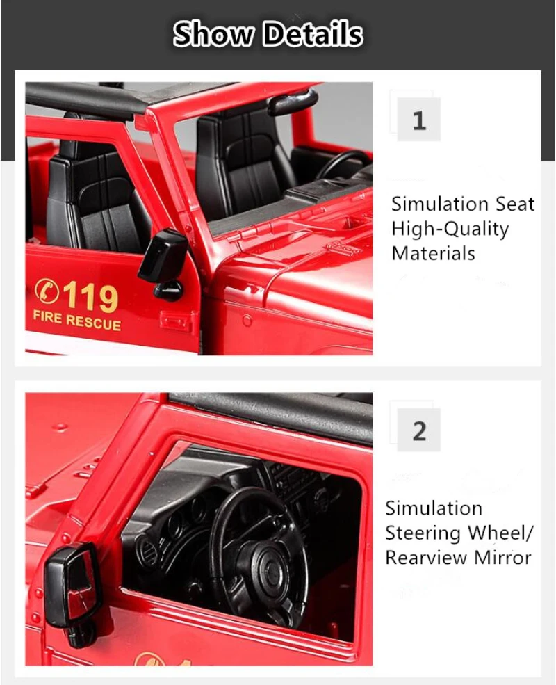 รถพยาบาลขนาดใหญ่ 2.4G 4WD รถบั - Kids Toys Under 50 บทวิจารณ์และราคา