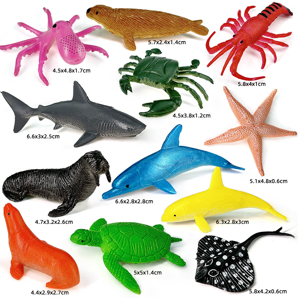 ชุดของเล่นสัตว์ทะเล 12 ชิ้น ปร - Kids Toys China บทวิจารณ์และราคา