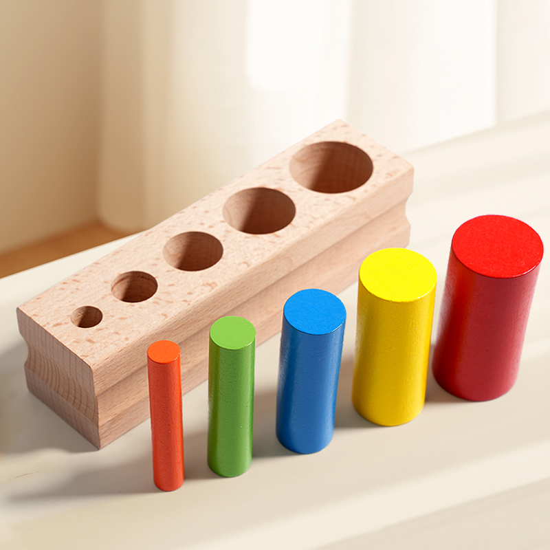 ของเล่นไม้มอนเตสซอรี่ทรงกระบอก - Kid Toys Ads บทวิจารณ์และราคา