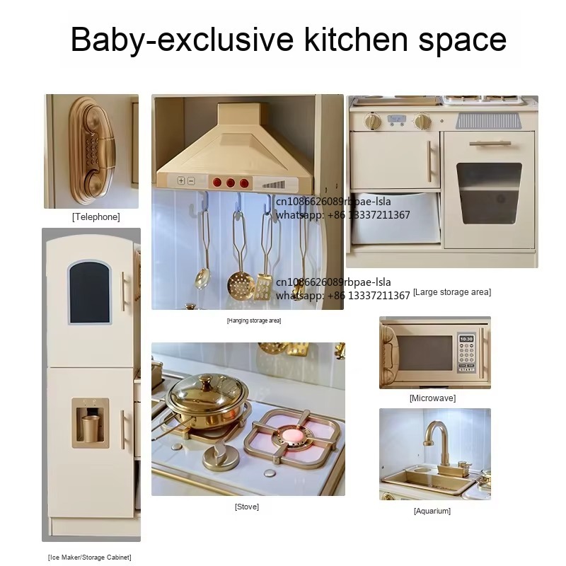 ชุดครัวไม้เสริมพัฒนาการสำหรับเ - Kids Toys Kitchen Set บทวิจารณ์และราคา