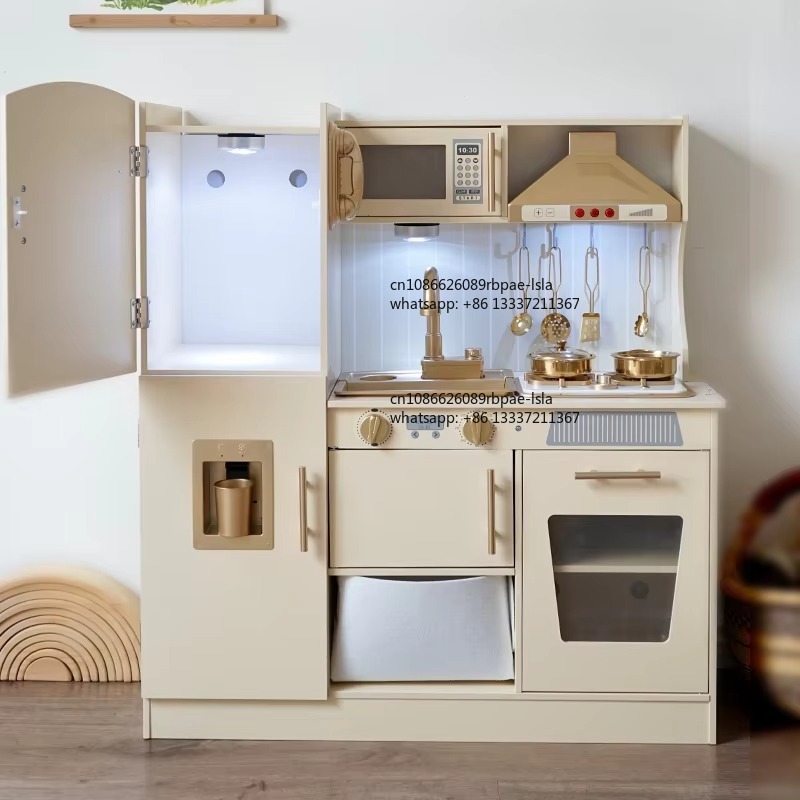 ชุดครัวไม้เสริมพัฒนาการสำหรับเ - Kids Toys Kitchen Set บทวิจารณ์และราคา