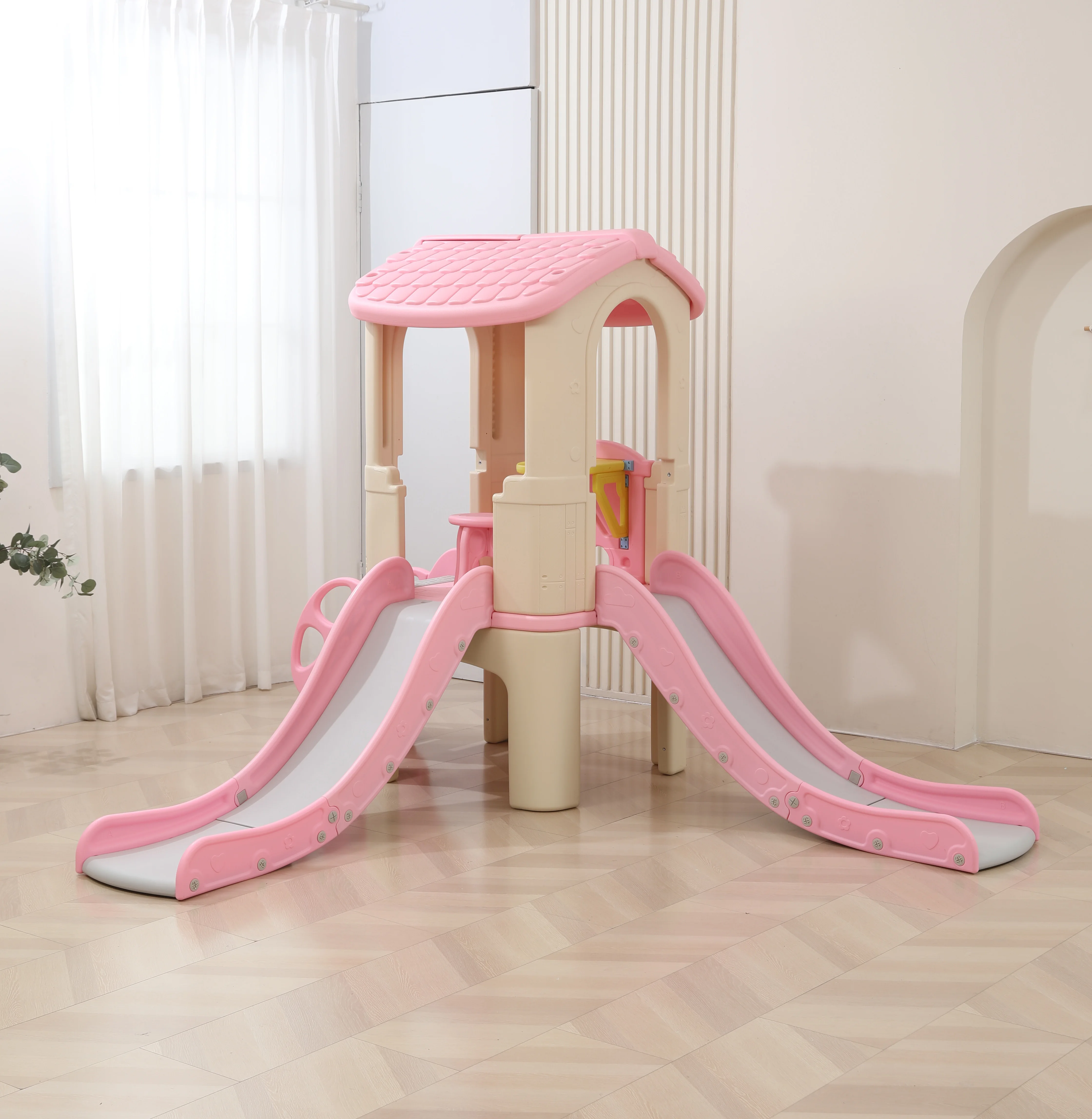 บ้านเด็กเล่นในร่มขนาดใหญ่พร้อม - Kids Toys Mall บทวิจารณ์และราคา