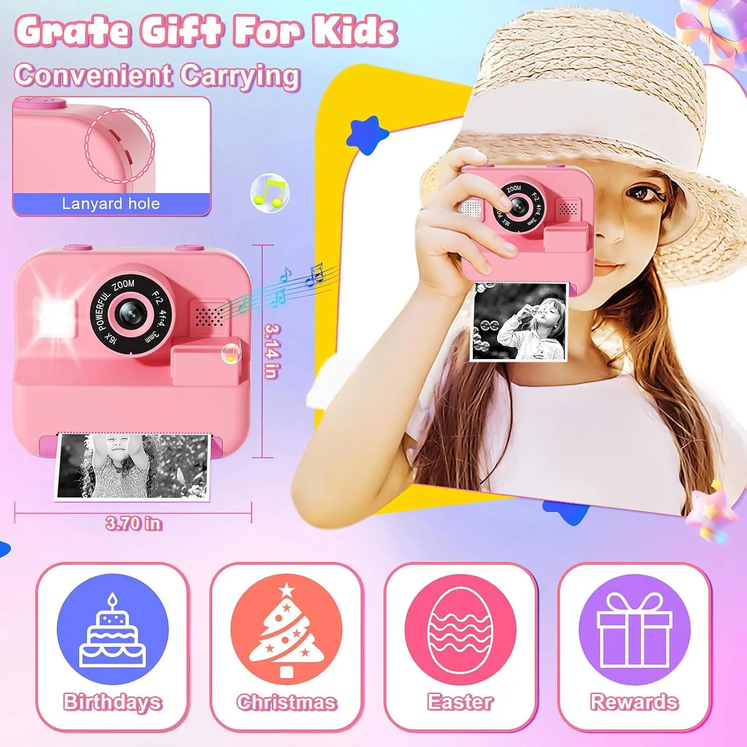newInstant พิมพ์กล้อง 32G การ์ - Kids Toys Top View บทวิจารณ์และราคา