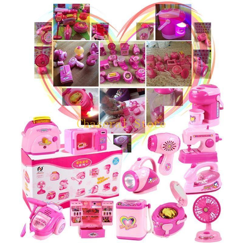 E7CE เด็กเด็กสาวเด็กสาวมินิครั - Kids Toys Kitchen Set บทวิจารณ์และราคา